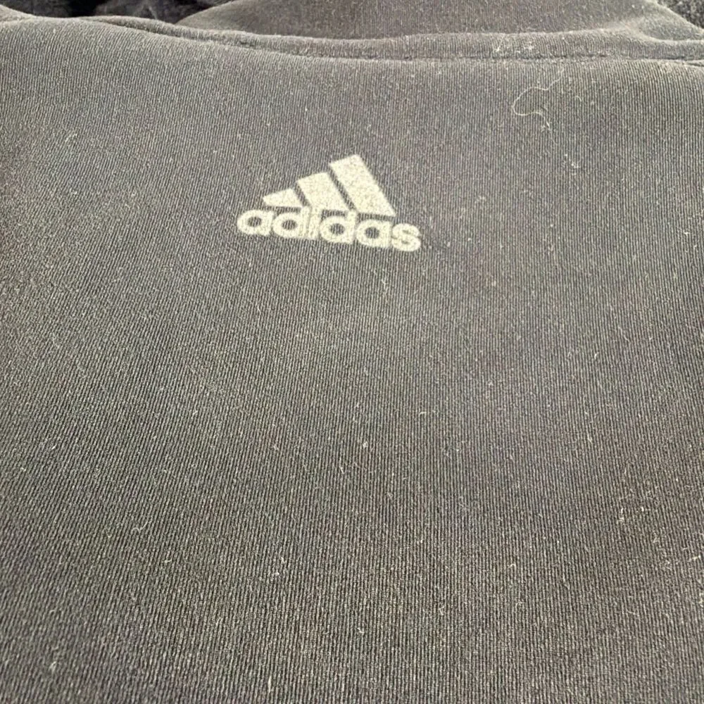 Adidas Men's Golf Polyester Fleece Full Zip Size XXL Black Jacket Long Sleeve 2X